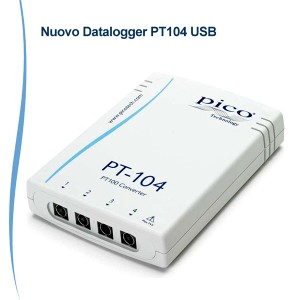 Foto prodotto Datalogger USB/LAN PT104 a 4 canali per PT100