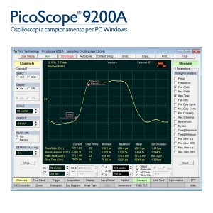 Foto prodotto KIT PicoScope 9231A Oscilloscopio Sampling 2 canali, 12 GHz, ingresso ottico da 8 GHz, CDR, LAN, kit TDR/TDT