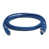 Cavetto USB-C - USB-B (3.1) 1.2m Blu