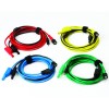 Accessorio Kit 4 Cavi di test Premium (da BNC a 4mm) m.3 (blu, rosso, verde e giallo)