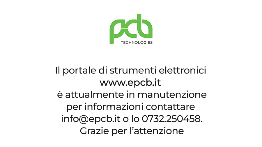 Avviso di manutenzione del portale EPCB Technologies